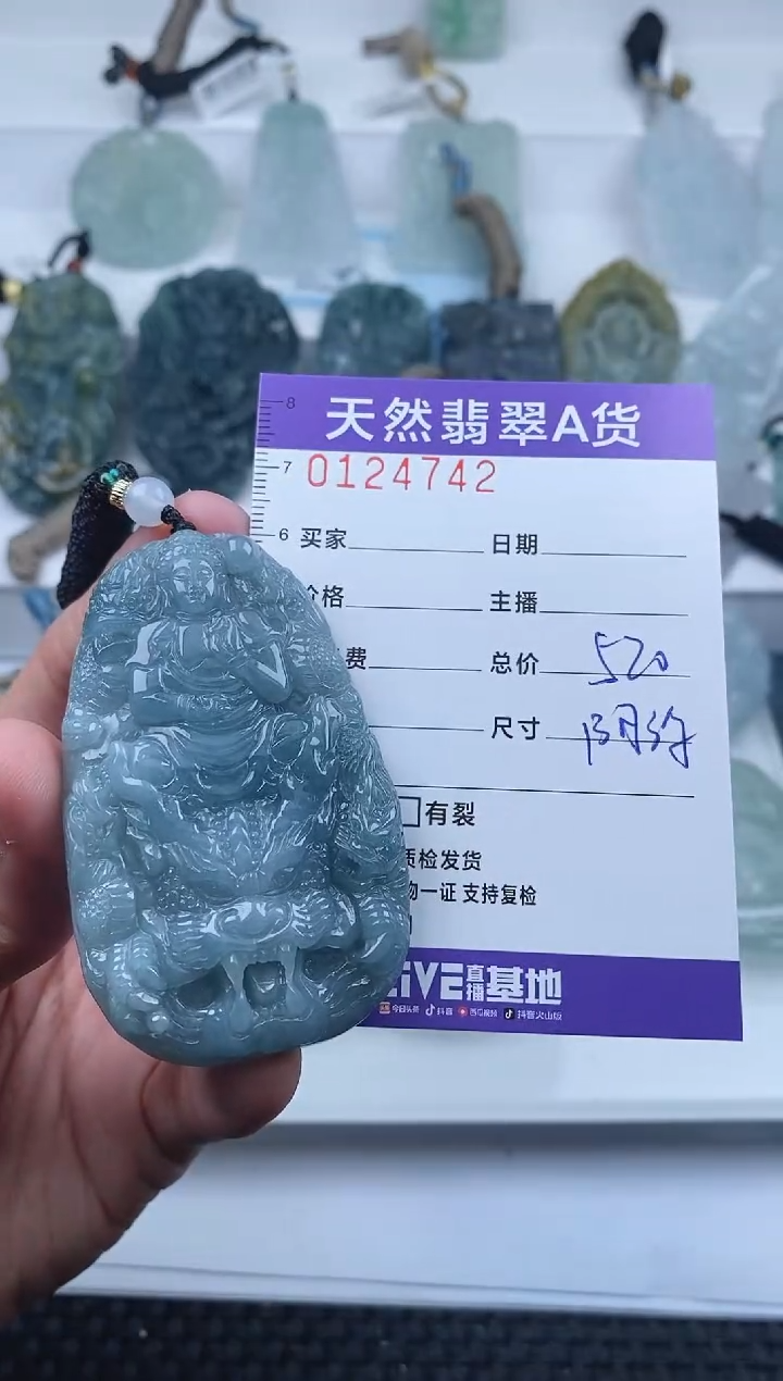 【闪购商品】翡翠颈饰未镶嵌         742