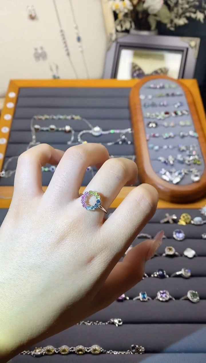 【闪购商品】水晶手链银S925镶嵌A56