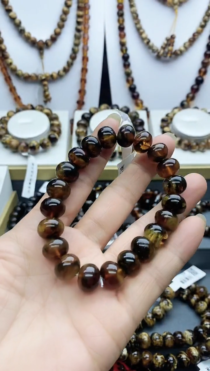 【闪购商品】琥珀手链未镶嵌12琥珀
