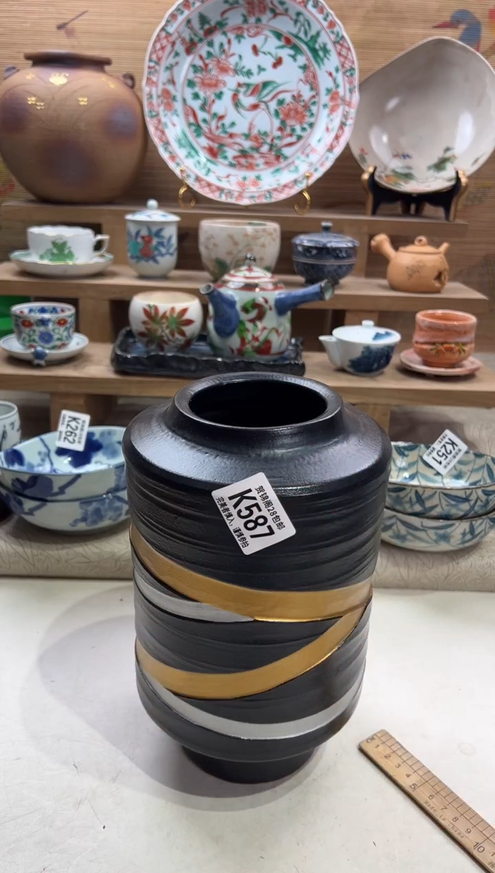 瓷片室****吉不带盒子 K587