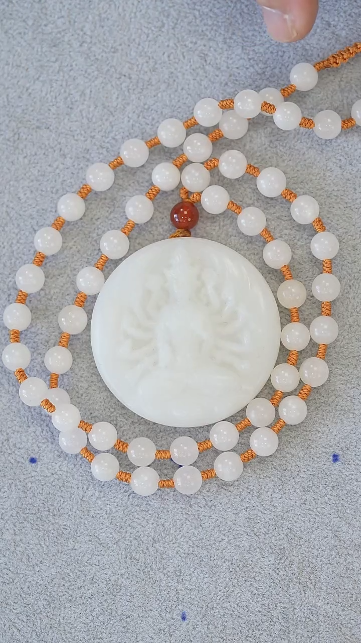 【闪购商品】和田玉吊坠未镶嵌千手观音