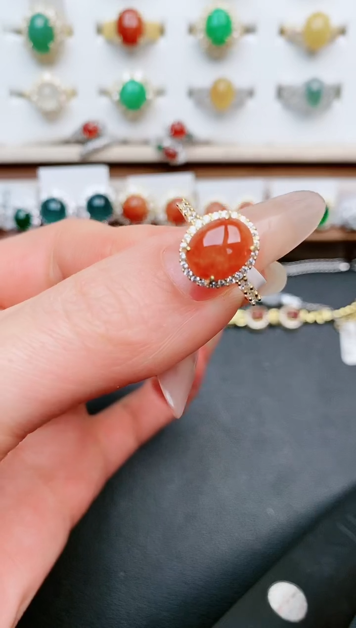 【闪购商品】翡翠戒指银S925镶嵌.....