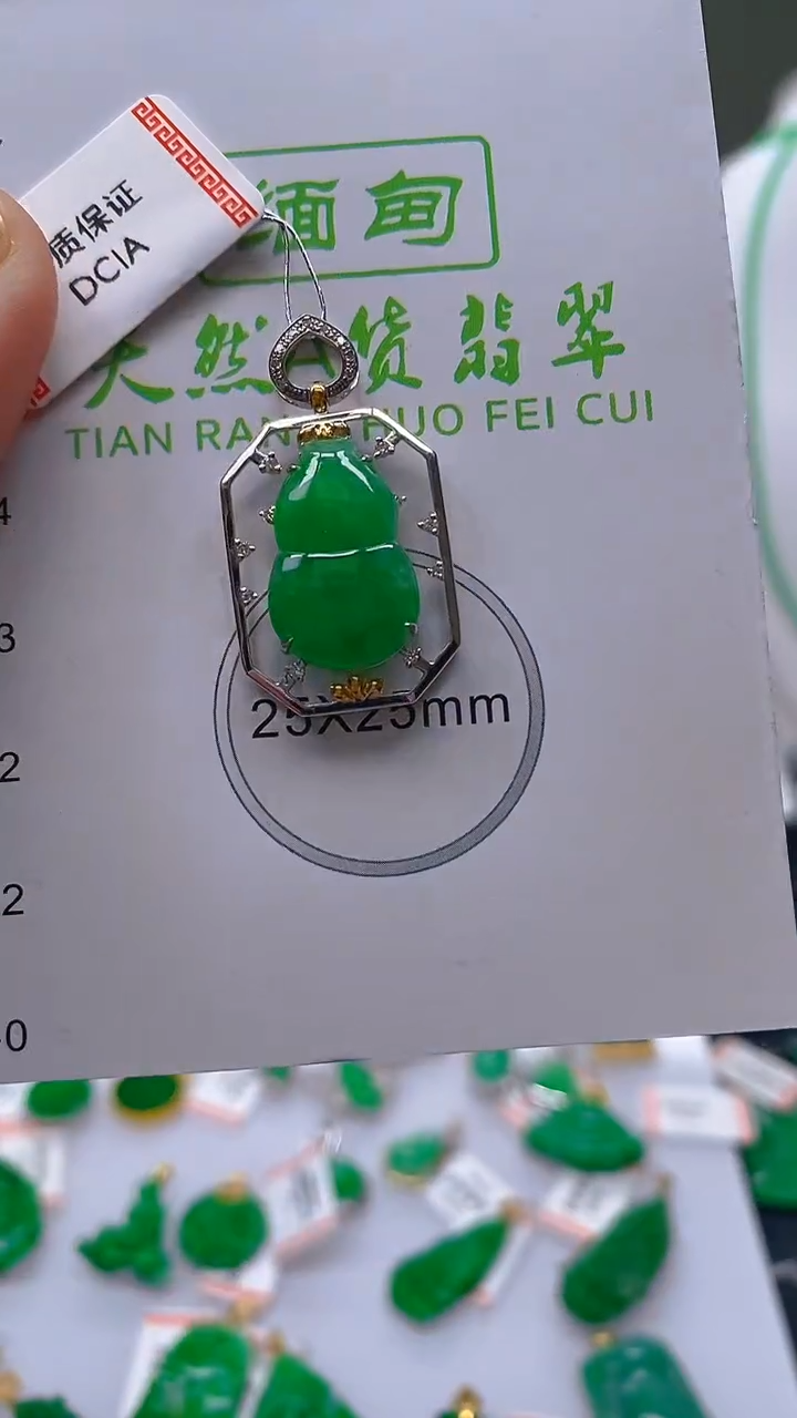 【闪购商品】翡翠颈饰18K金镶嵌新号开播，全场乱卖