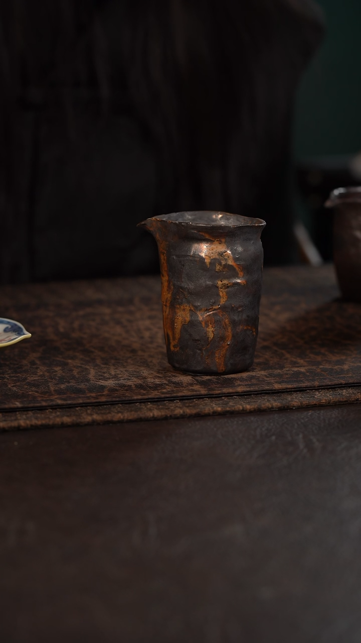 【闪购商品】杯160c陶瓷杯茶周边伟壶柴烧公道瘦高