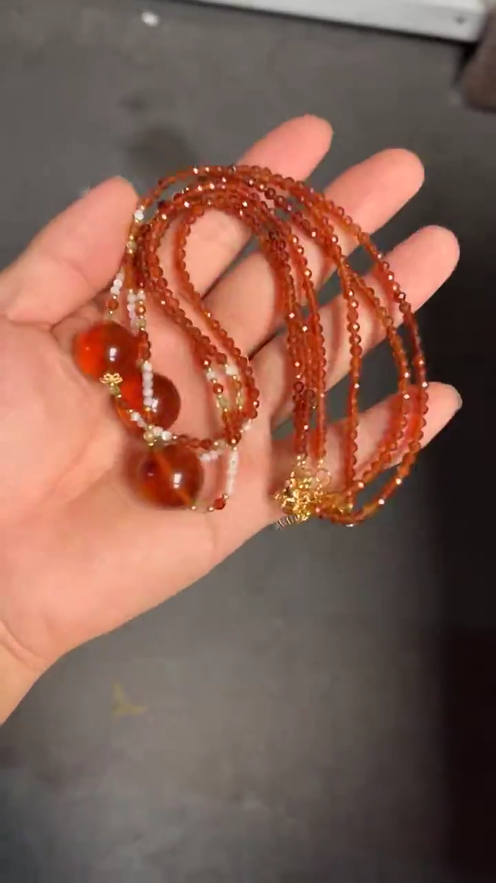 琥珀未镶嵌珠宝奇石/无优化/多样性发一件/无证书15-16mm