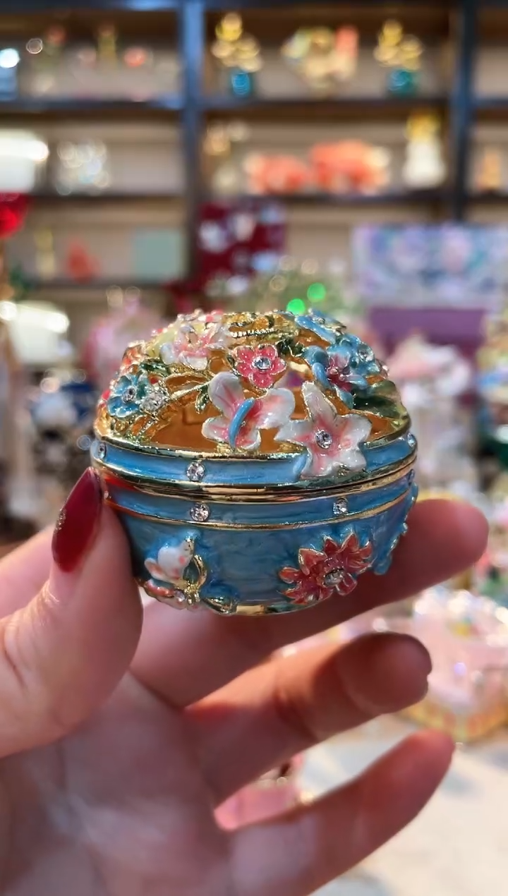 【闪购商品】珐琅彩首饰盒精致