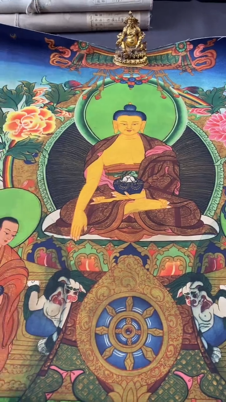 卷轴画王姬藏传唐卡艺术品