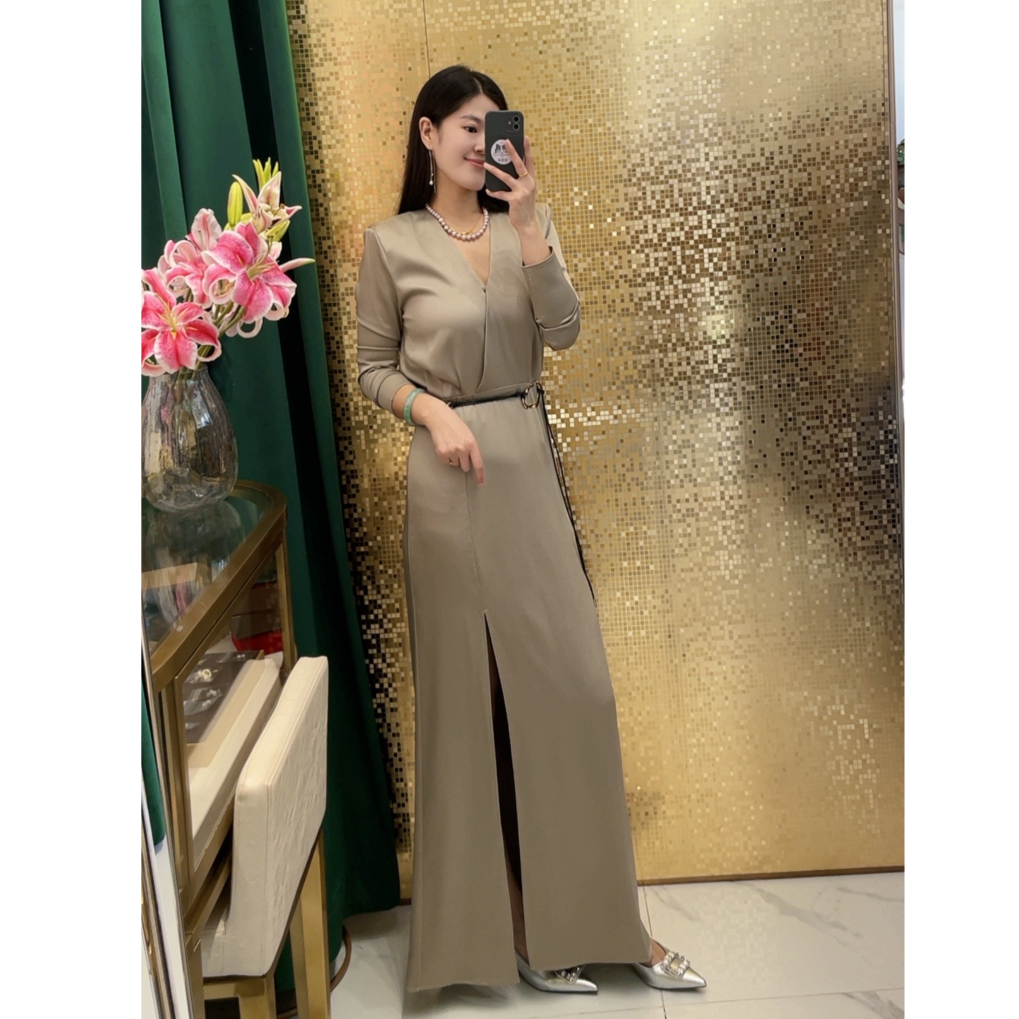 2025轻奢高端气质女王连衣裙