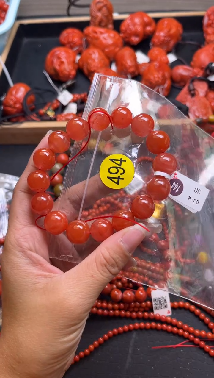 【闪购商品】南红玛瑙珠宝奇石未镶嵌494-13+