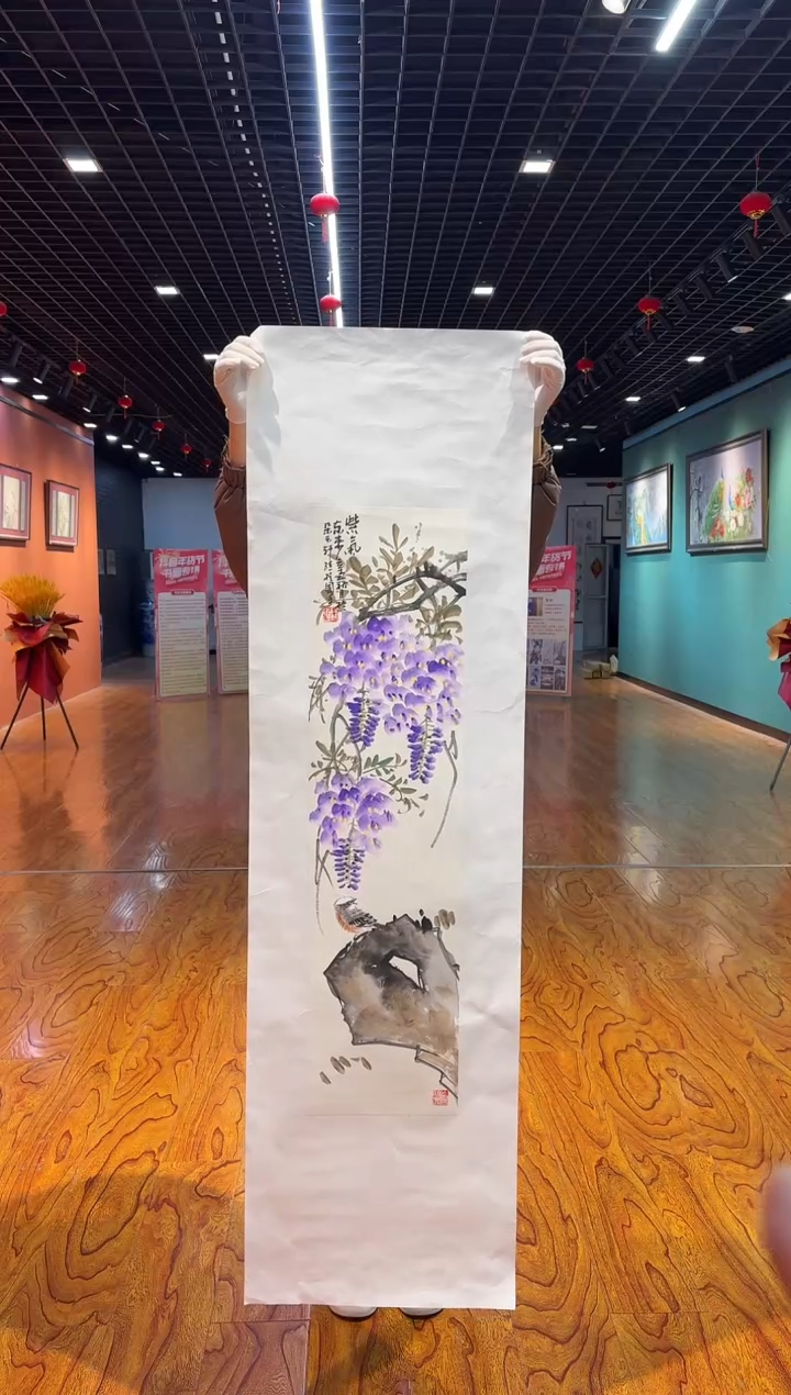 【闪购商品】国画孙桂国老师字画，带亲笔合影证书23-1