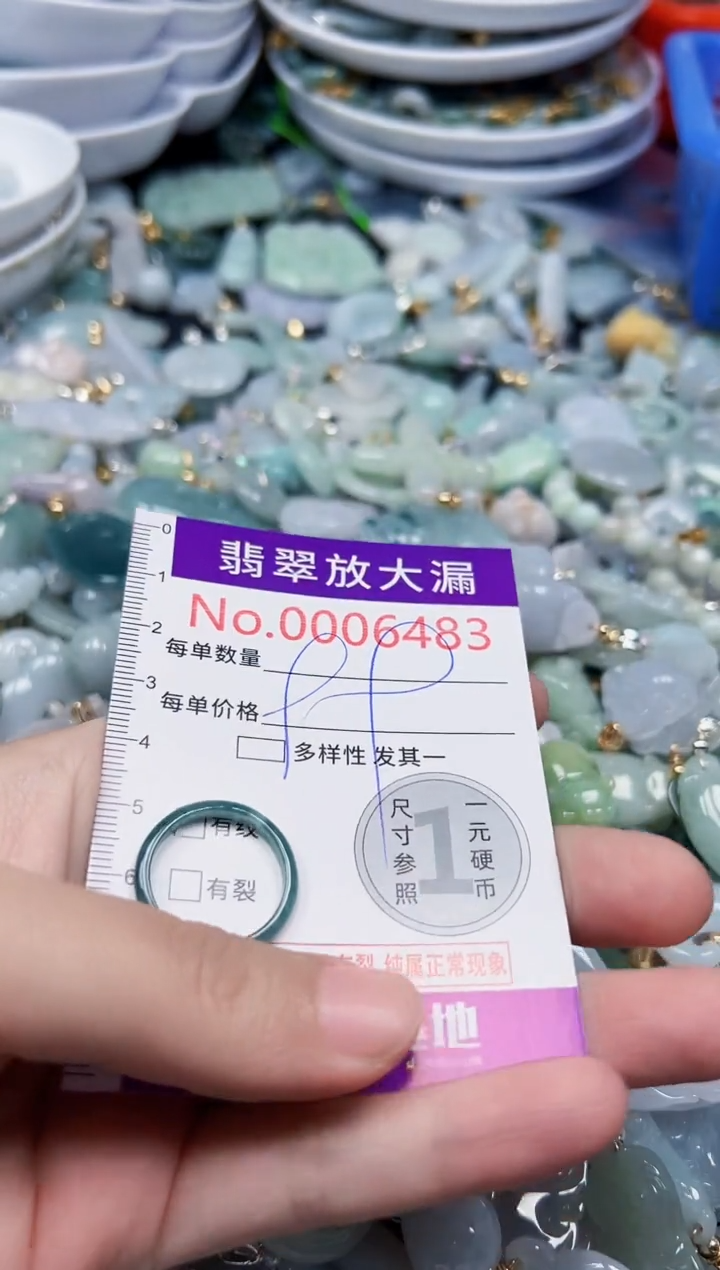 颈饰未镶嵌翡翠6483