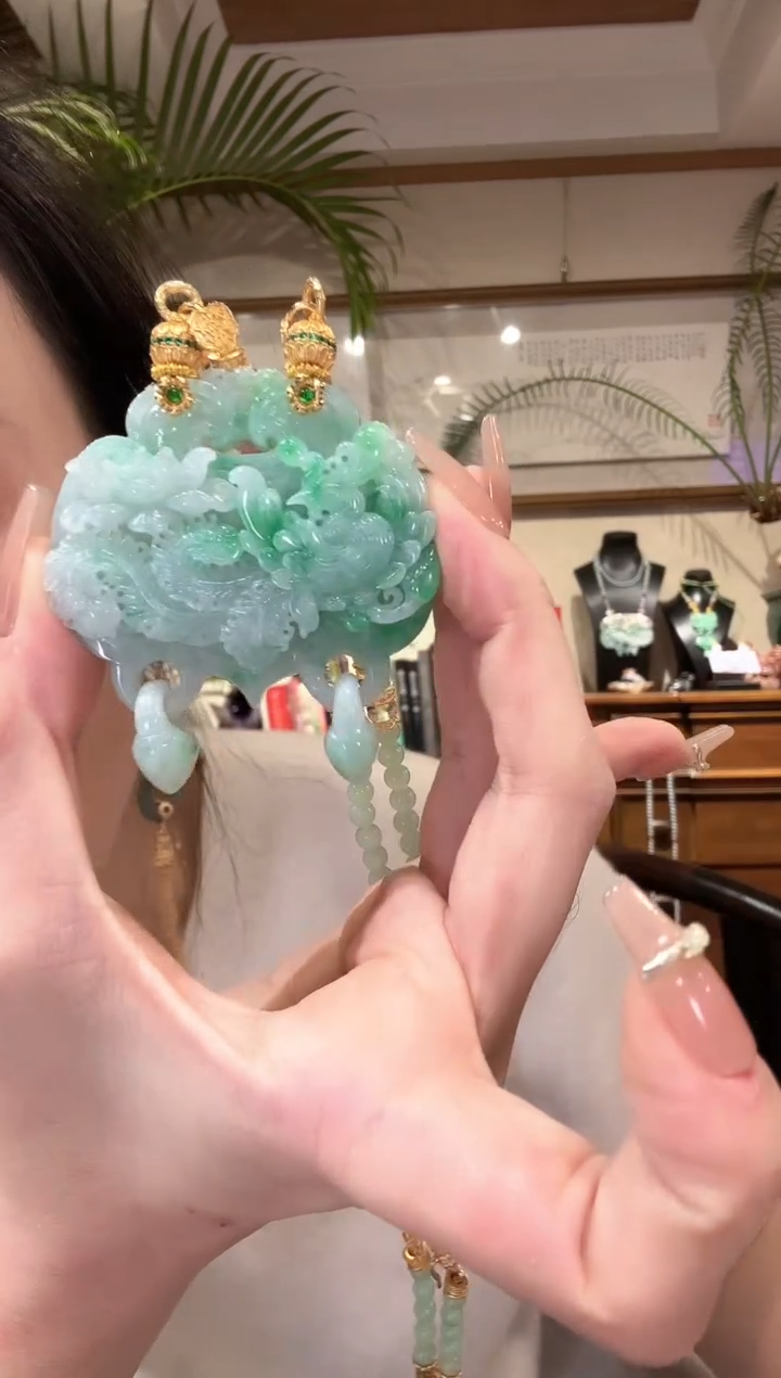 【闪购商品】翡翠颈饰未镶嵌国风