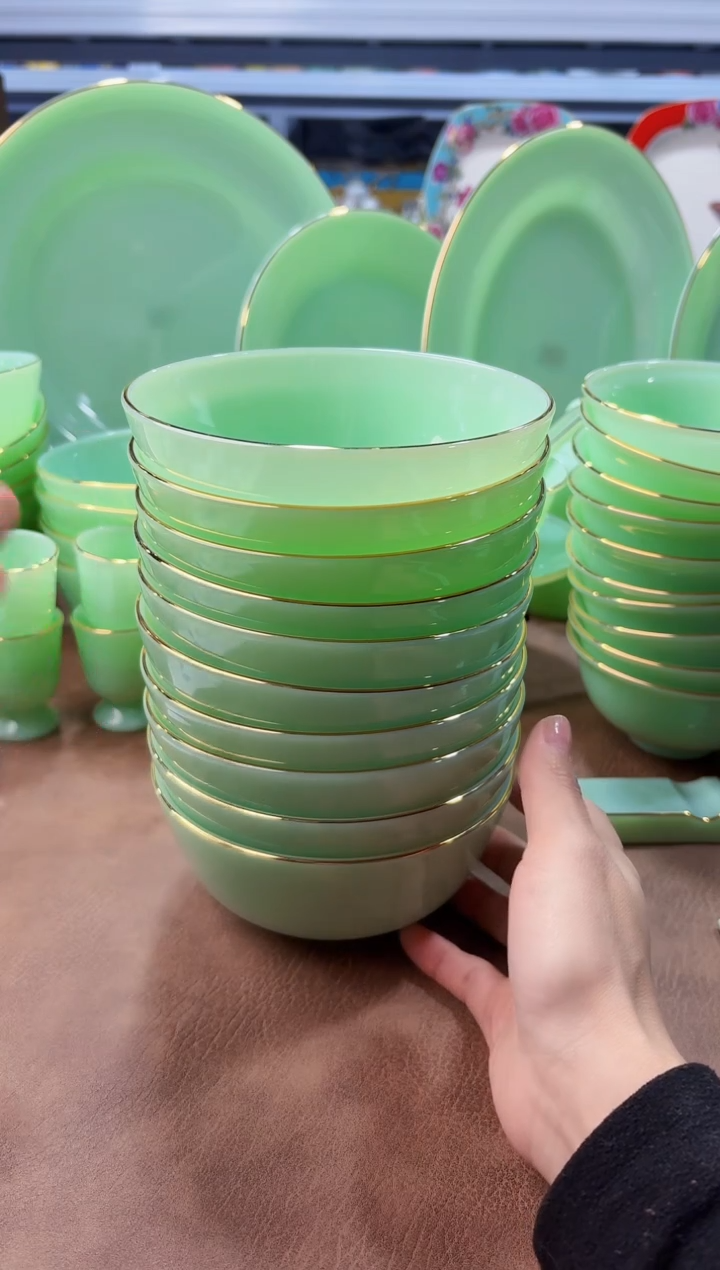 玉瓷5.5英寸饭碗10个景德镇陶瓷