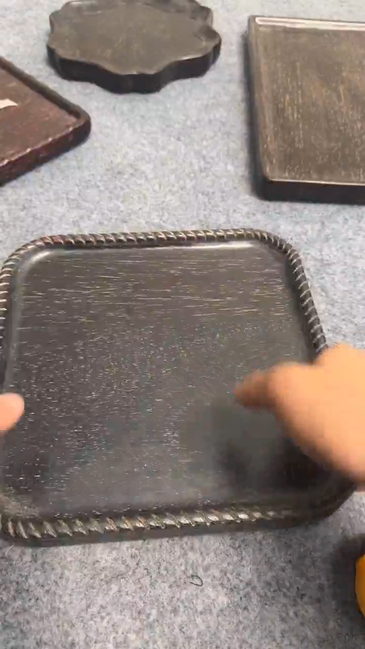 木紫檀花梨木一物一拍茶盘