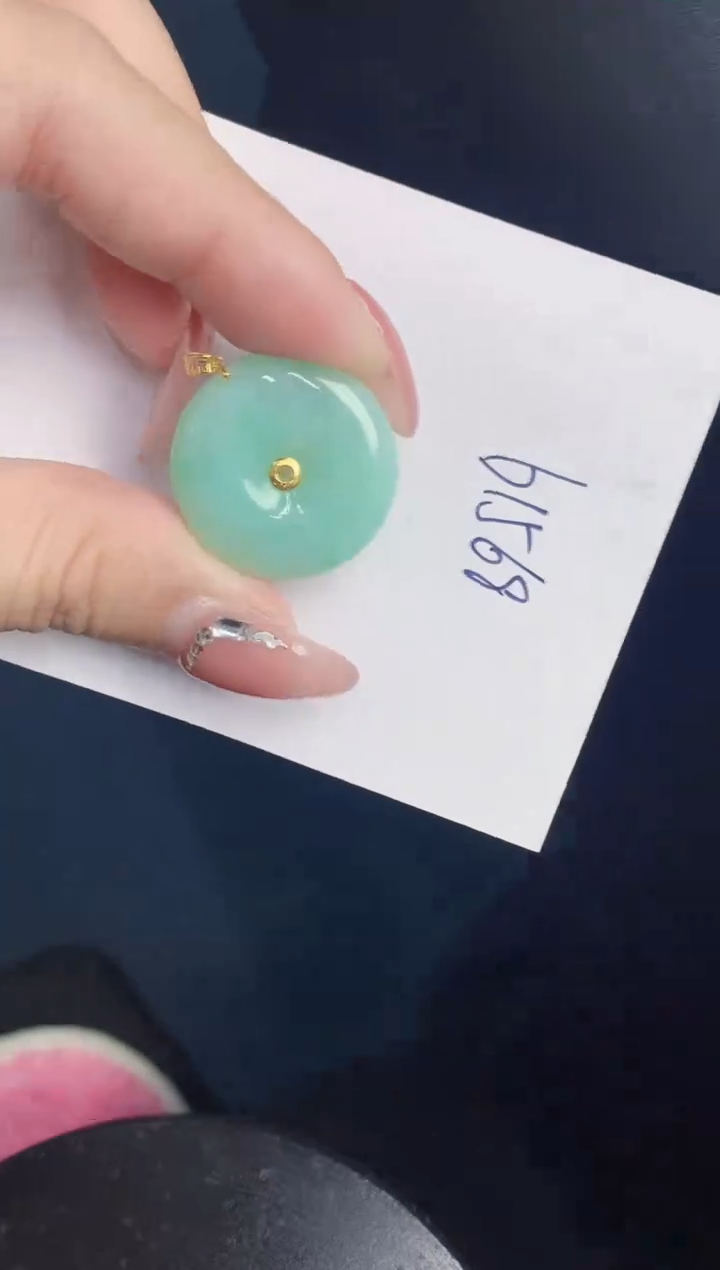 【闪购商品】翡翠颈饰18K金镶嵌000000000