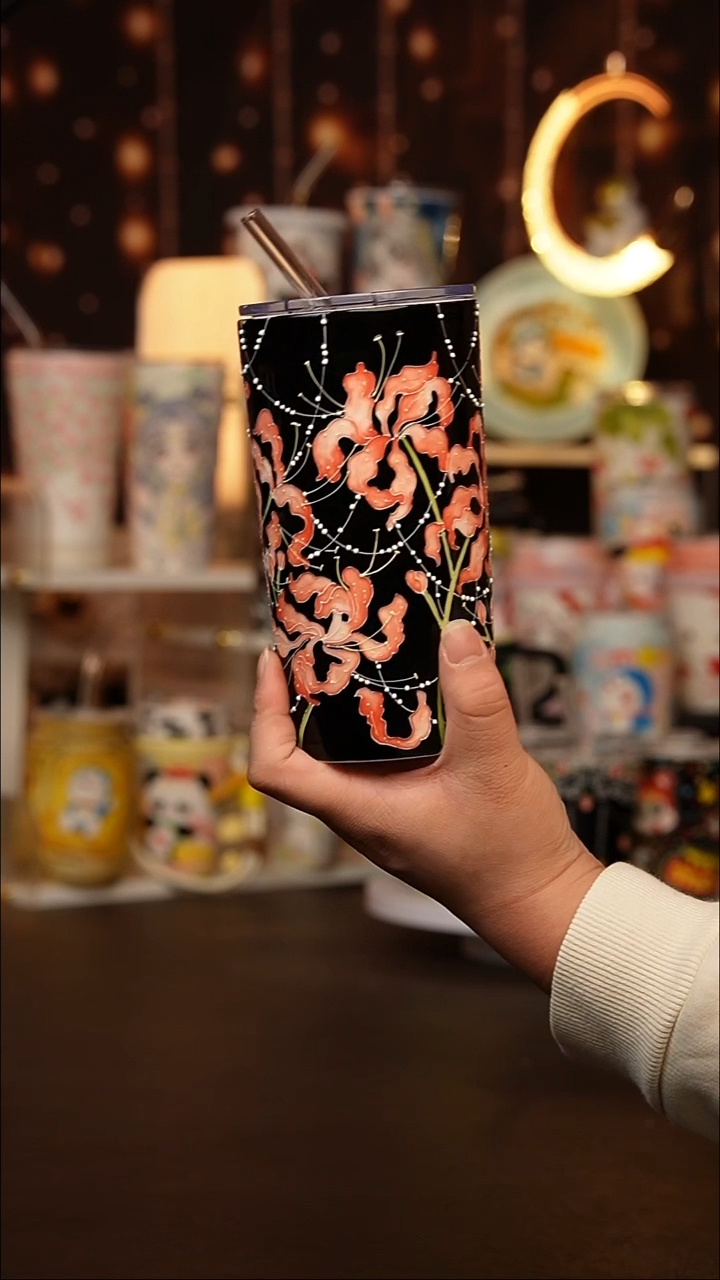 （玉泥）景德镇手工手绘文创陶瓷杯
