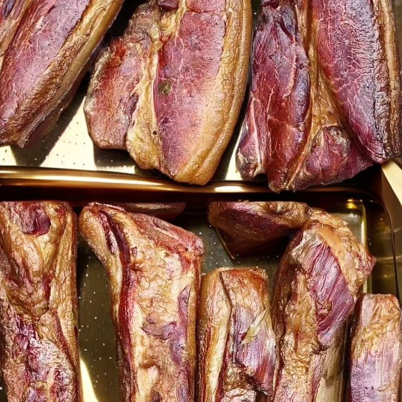 云南镇雄家乡特产柏树枝柴火烟熏腊猪脚腊猪蹄腊肉农村腊味