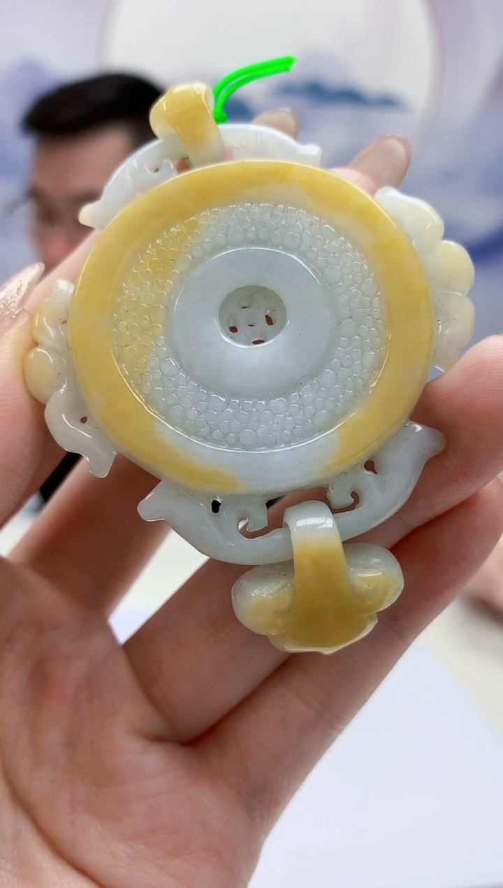 【闪购商品】定制翡翠未镶嵌5152jw-毛货挂件57
