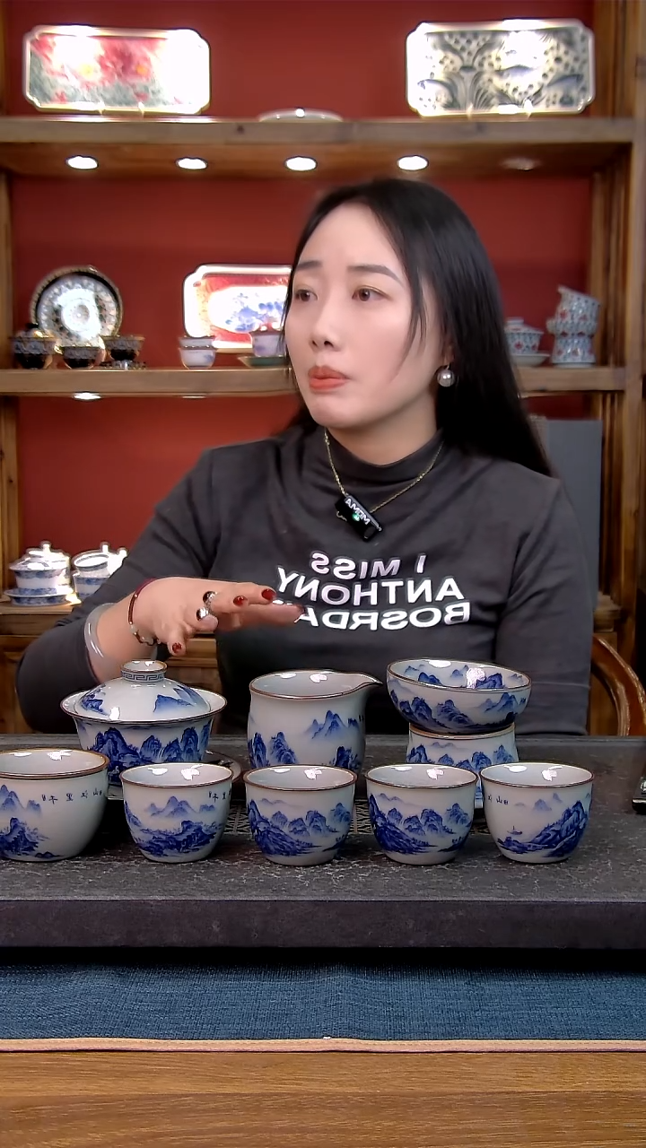 简装家用款8件套 老陶泥开片纹陶瓷茶具