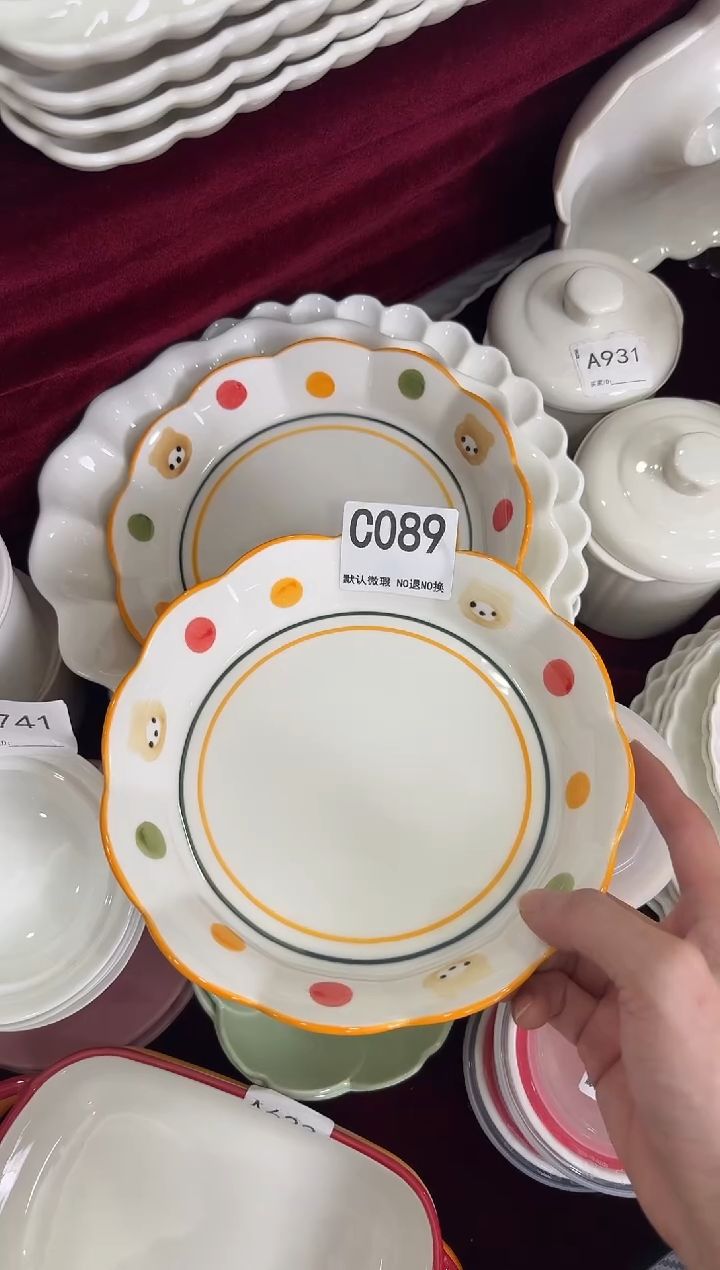 摆件陶C089-2个  仓库微瑕陶瓷清仓福利