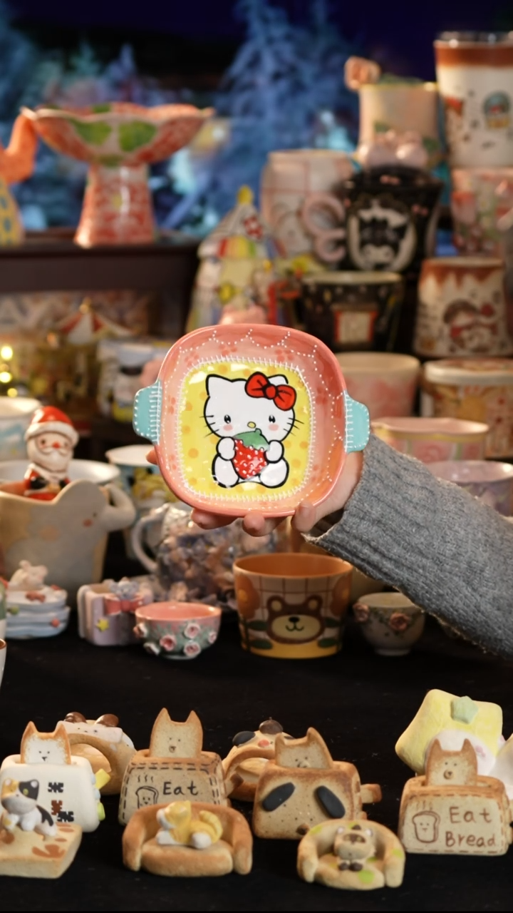 其他陶景德镇釉下彩手绘设计师款陶瓷