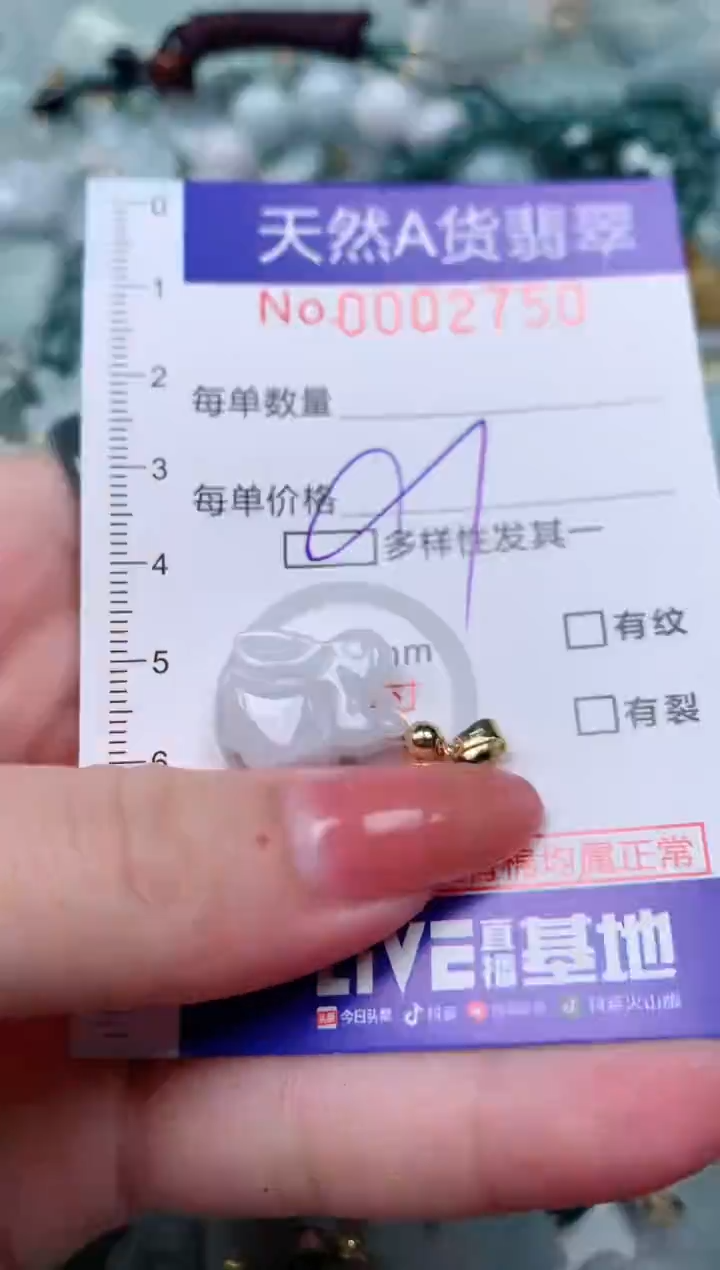 【闪购商品】翡翠颈饰未镶嵌00002750