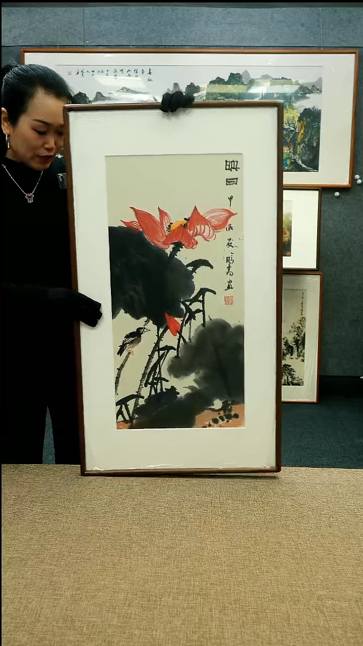 【闪购商品】国画52*92唐鹏高老师花鸟