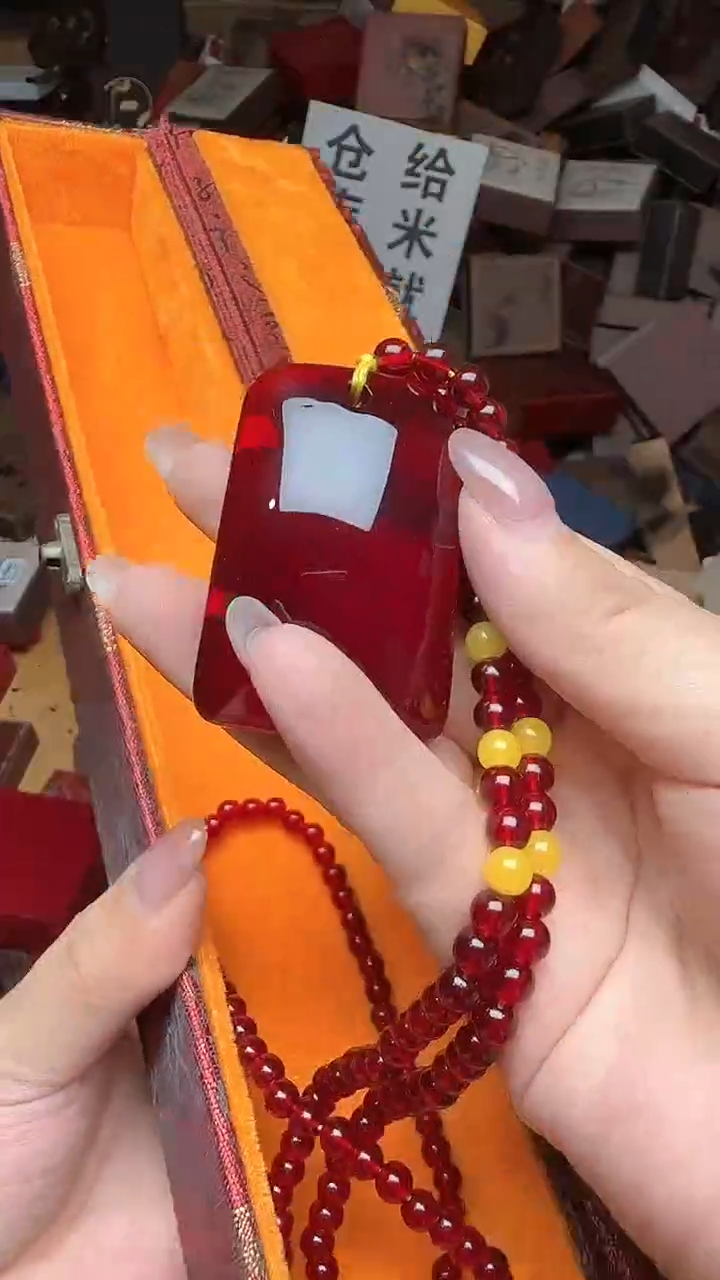 陶瓷精品手串无礼盒####