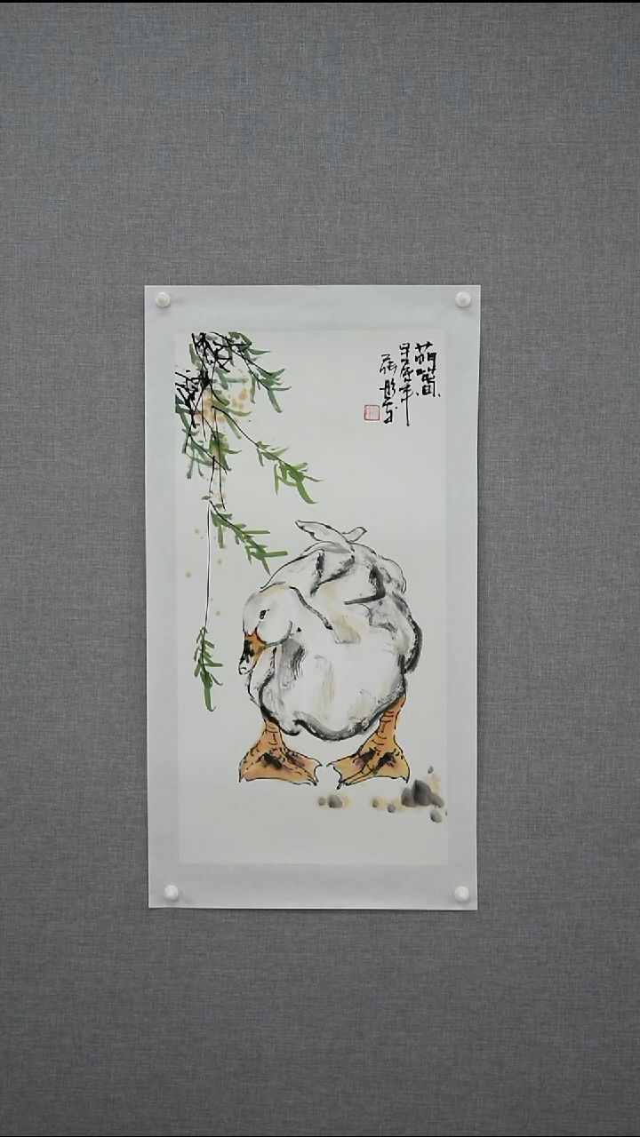 【闪购商品】绘画张彤-花鸟-2平尺-08