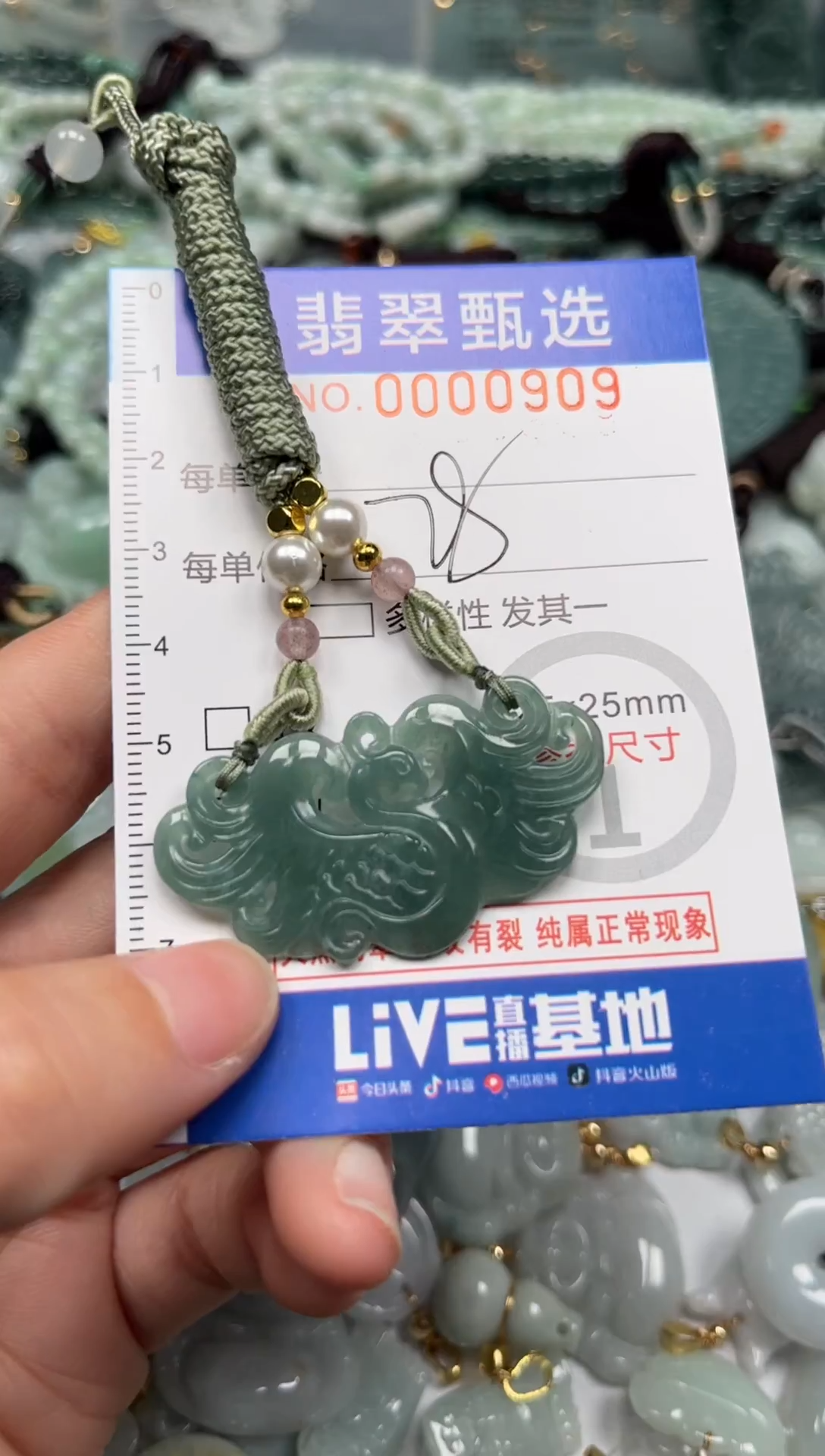 【闪购商品】翡翠颈饰未镶嵌00..0909