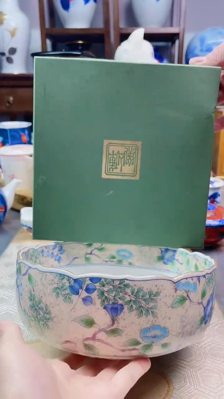 【闪购商品】盘库山窑内外绘大钵