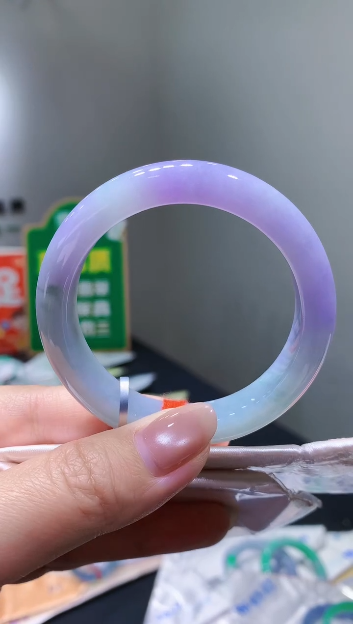 未镶嵌手镯翡翠K33天然A货缅甸翡翠53.1