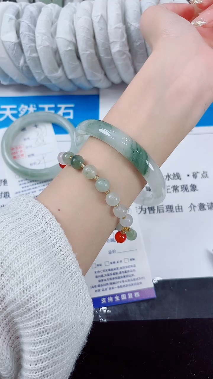 石英质玉手镯未镶嵌238-（62）