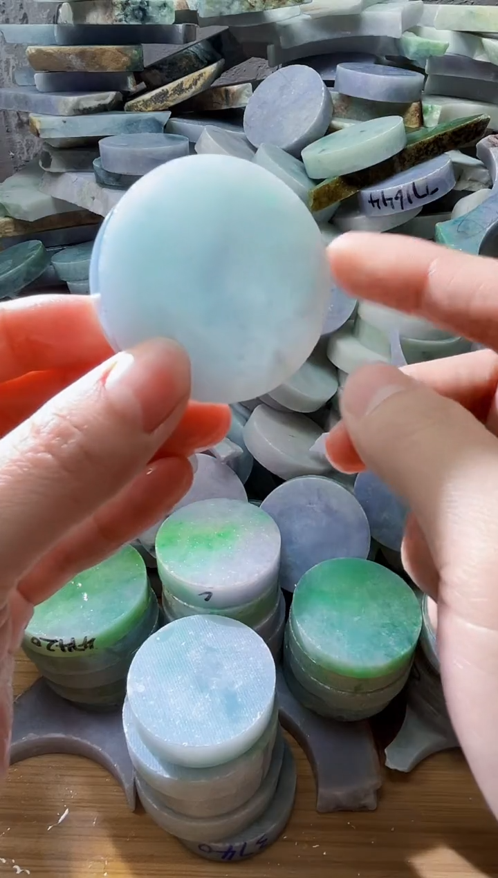 裸石翡翠天然翡翠A货玉 南 177