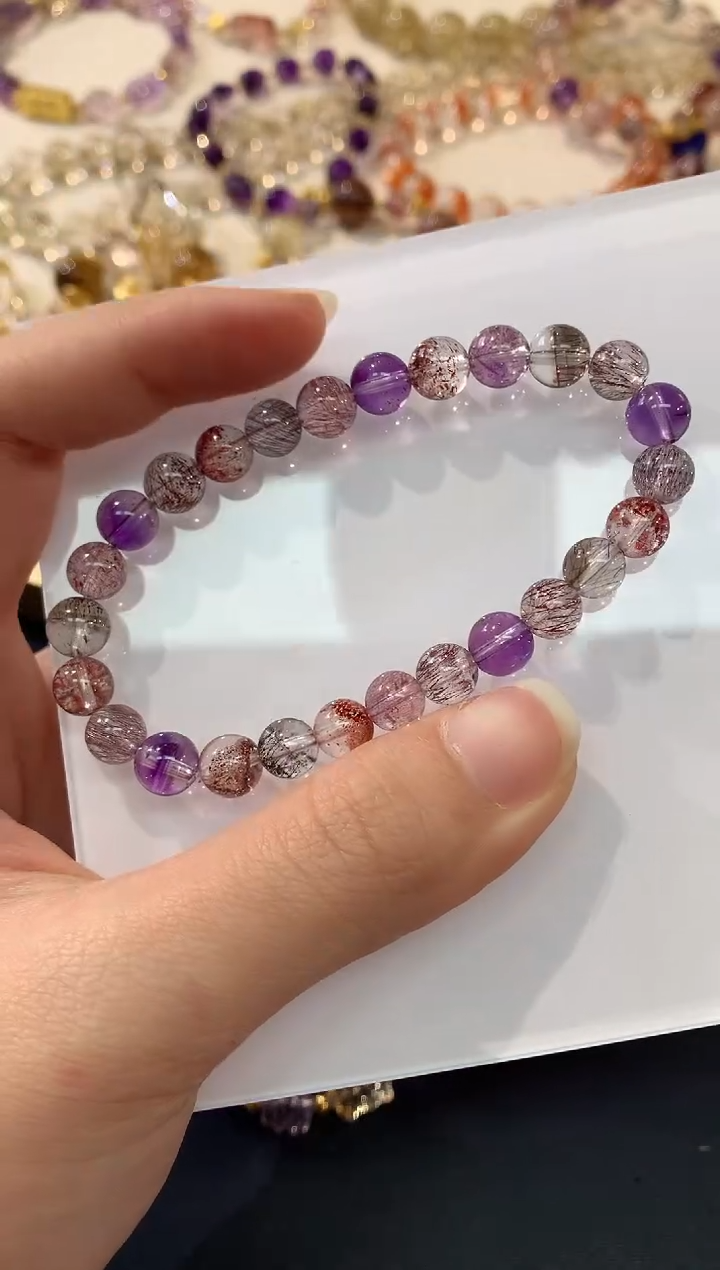 未镶嵌手链水晶游***鱼W121|2980