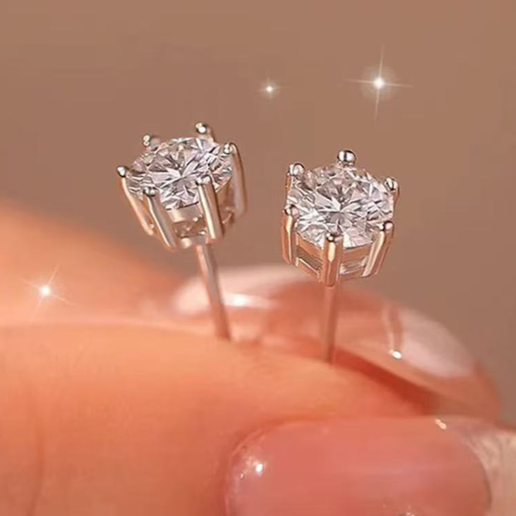 925银耳饰 耳钉s925银耳针耳骨钉简约时尚