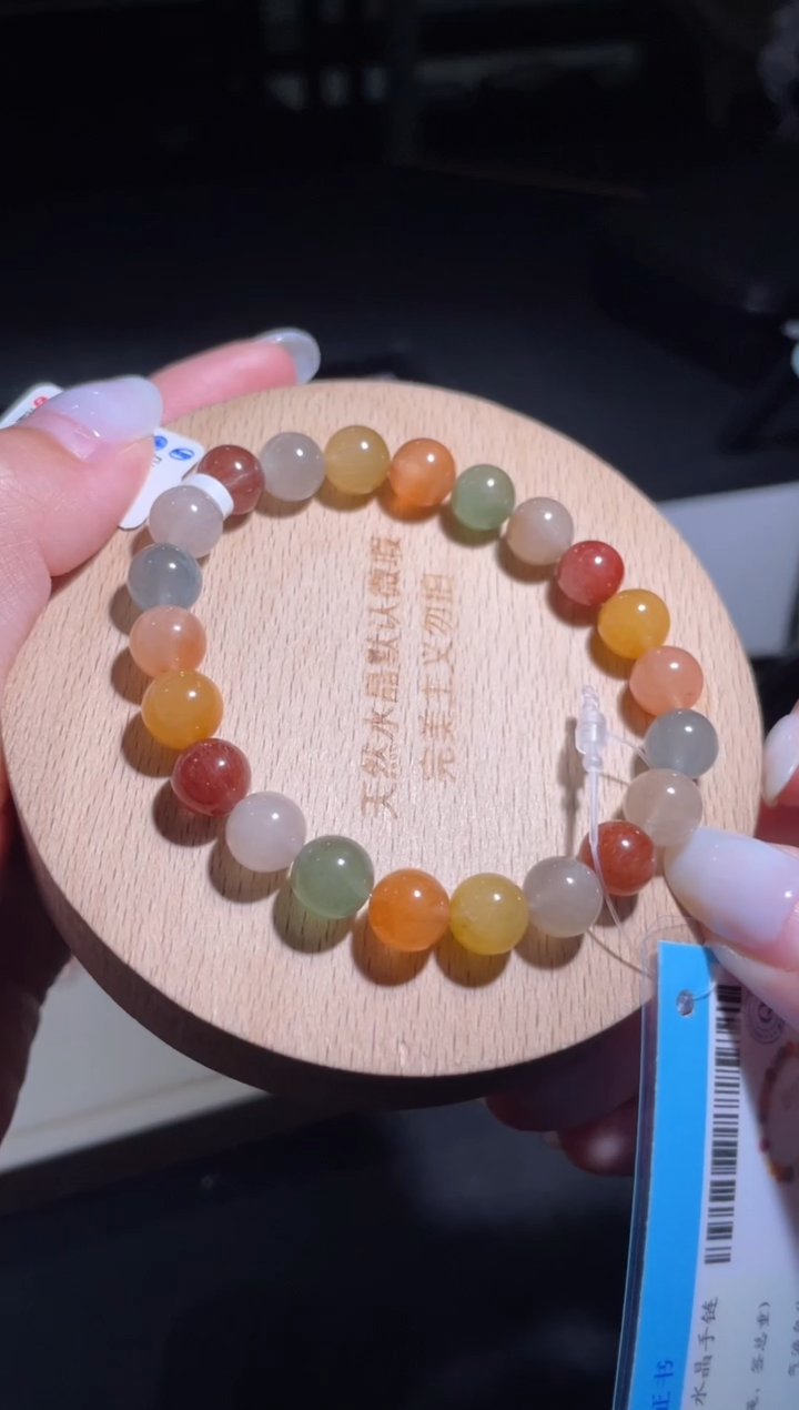 水晶手链未镶嵌305号多样性发一 W 8m+