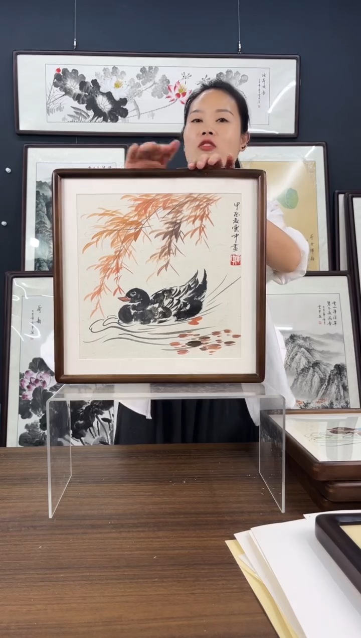 圆形代云中40*40绘画