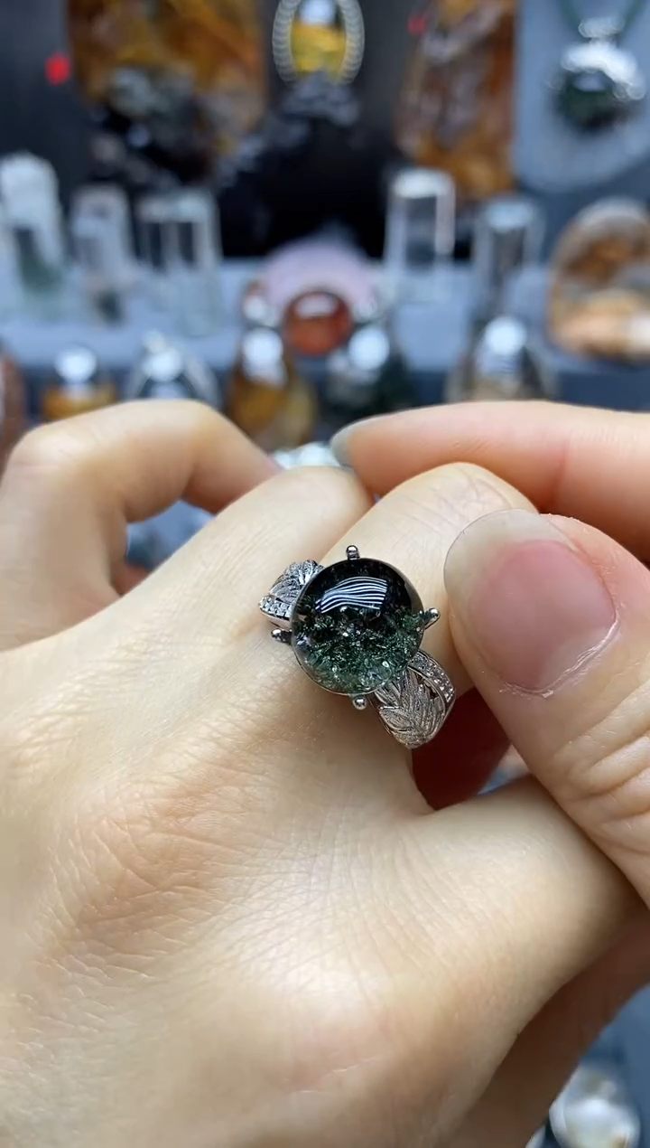 【闪购商品】水晶戒指银S925镶嵌水晶水晶