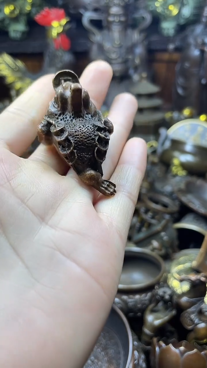 闪购链接，点击下单，有运费险，铜摆件