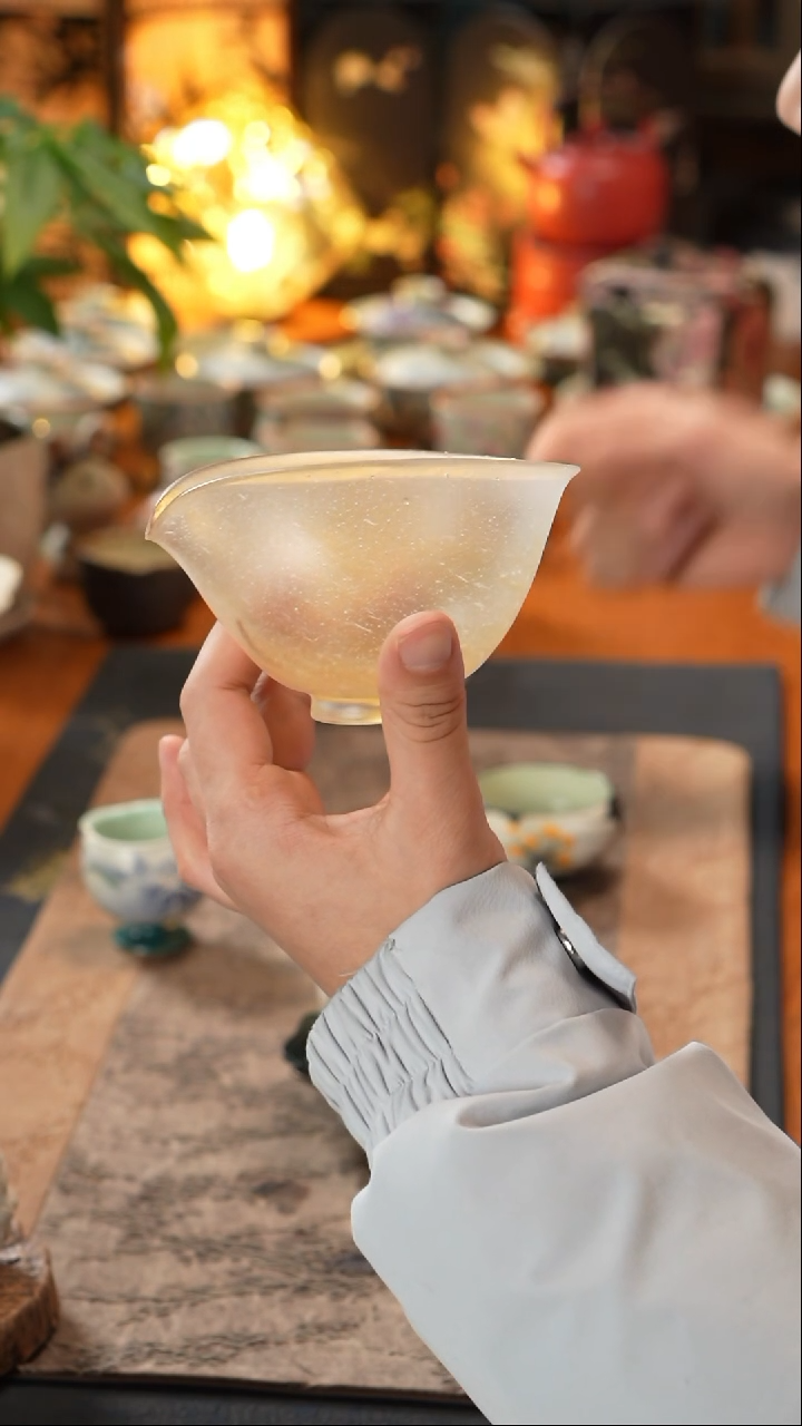 【闪购商品】心缘堂琥珀色兰舟公道杯