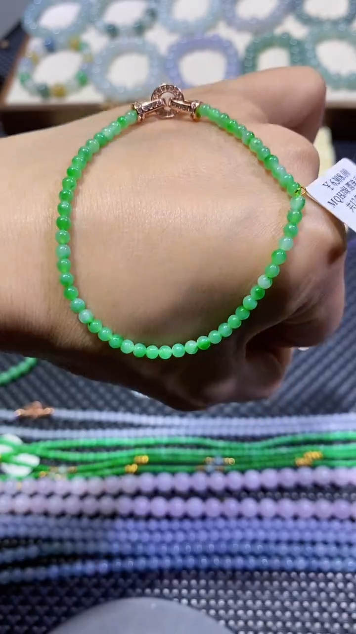 翡翠散珠天然翡翠A货