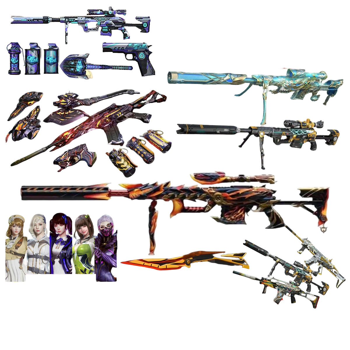 cf穿越火线直播间下单了解女帝白虎幻神游戏定制