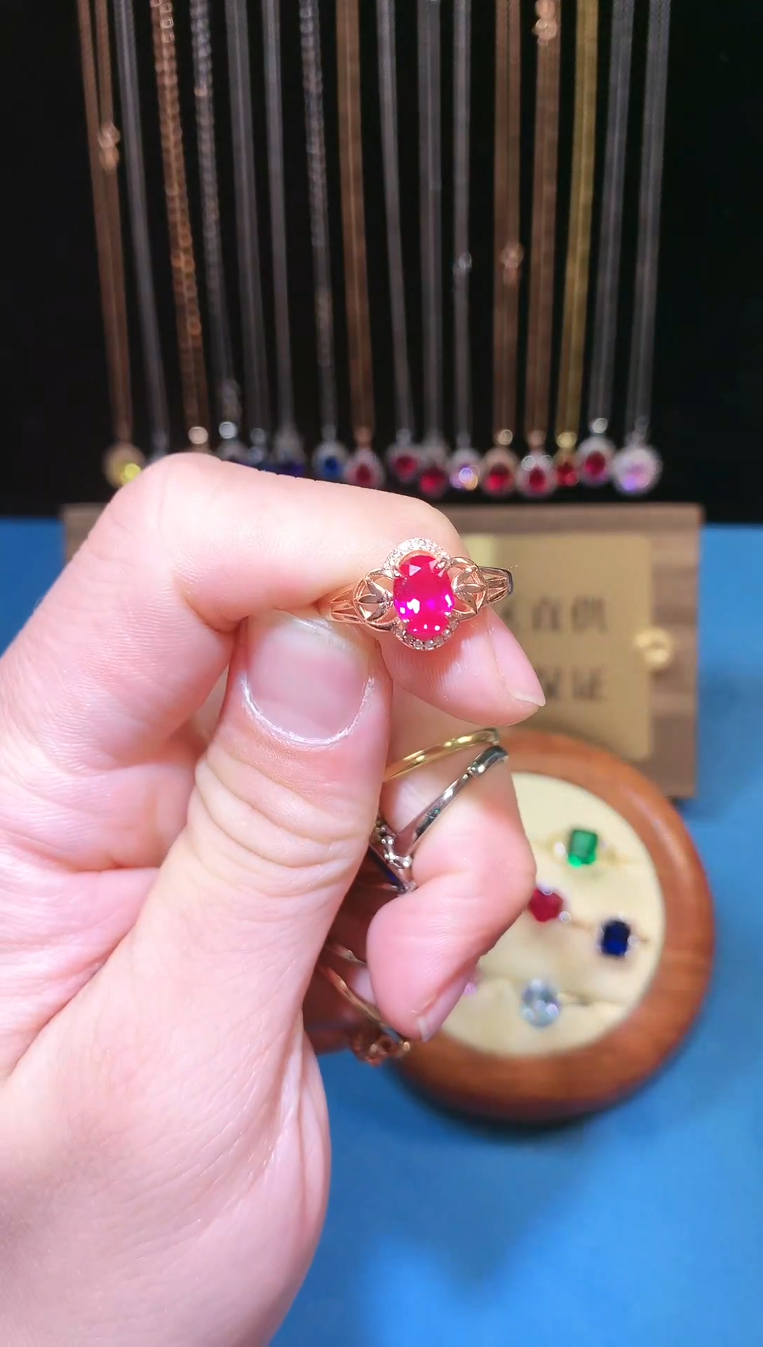 【闪购商品】红宝石戒指银S925镶嵌111