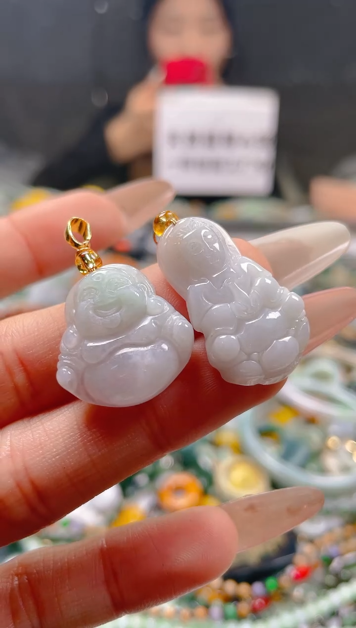 【闪购商品】翡翠颈饰未镶嵌/J/翡翠A货一图一物