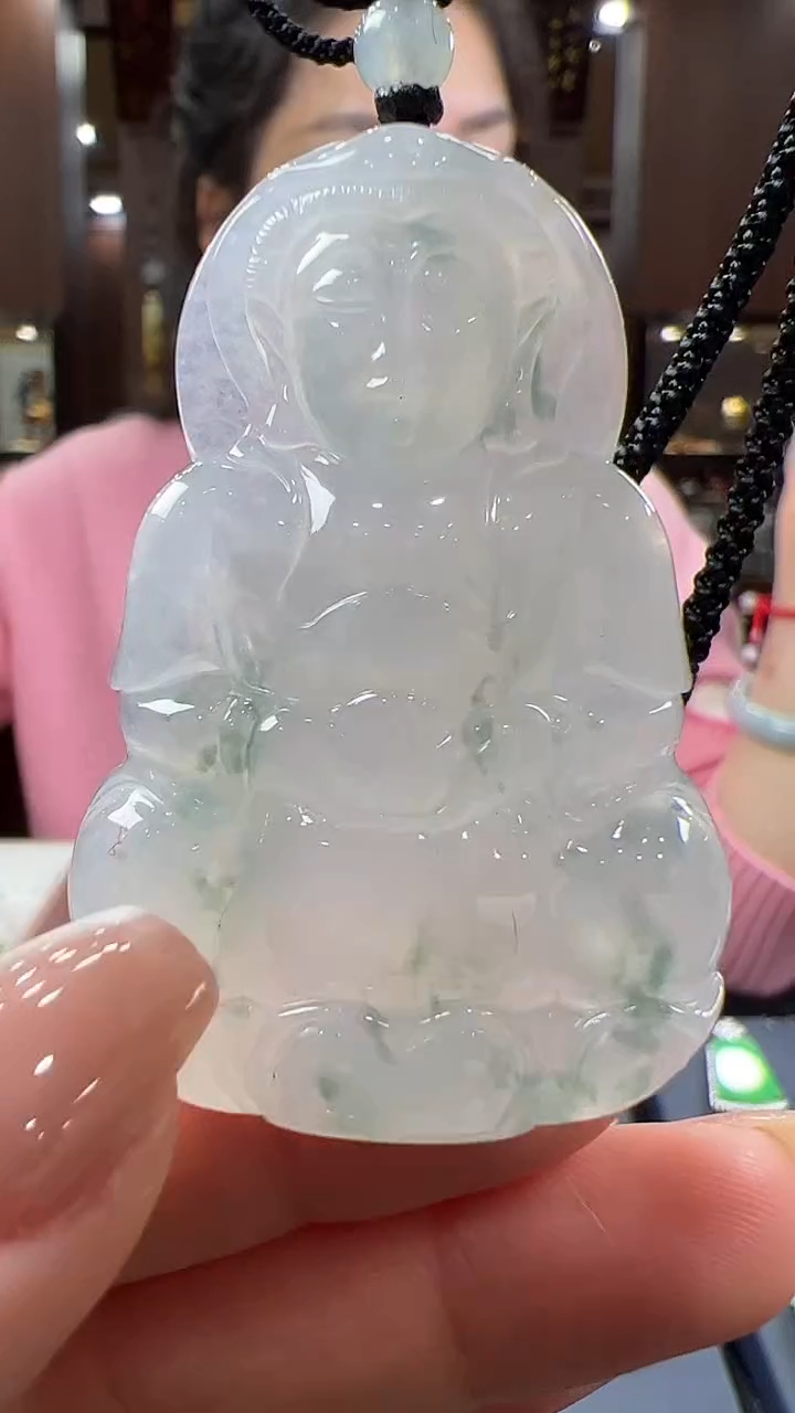 【闪购商品】翡翠挂件未镶嵌观音