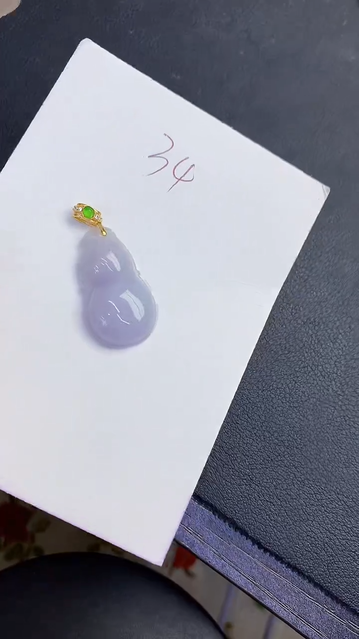 颈饰未镶嵌翡翠缅甸天然翡翠A货