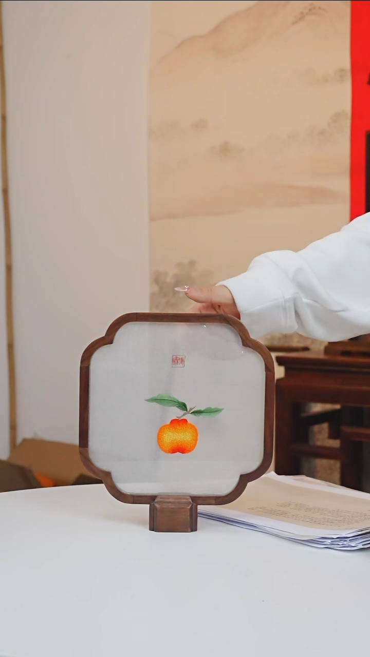 【闪购商品】刺绣姚绣原创小摆件大吉大利