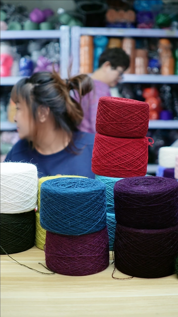 貂毛欢姐手编线A945