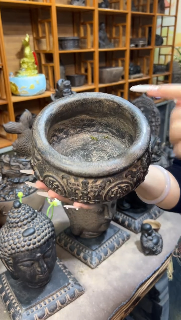 陶土【火山泥】聚宝盆